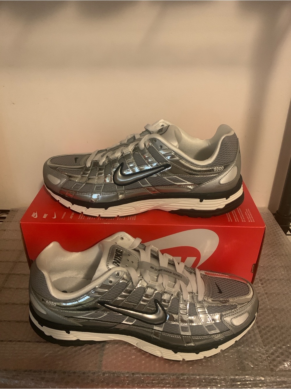Nike P-6000 Metallic Silver CN0149-001 - Men’s Size 11.5